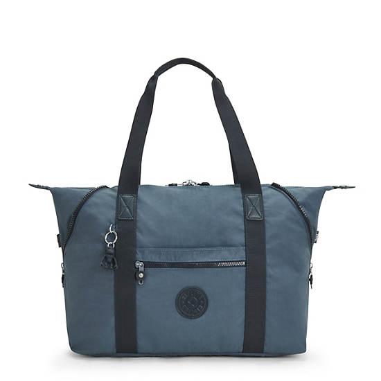 Sacs Fourre Tout Kipling Art Medium Iconic Bleu Marine Grise | FR 1448YX